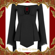 Load image into Gallery viewer, PunkRave Gothic A line Coffin Long Sleeve
