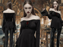 Load image into Gallery viewer, PunkRave Gothic A line Coffin Long Sleeve
